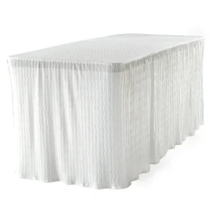 8 Foot White Tablecloth – The Folding Tablecloth